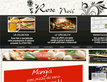 Tablet Screenshot of pizzeriarosenoir.it